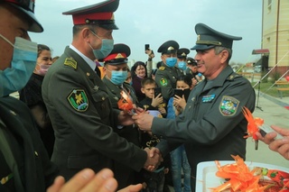 Самарқандда ҳарбий хизматчиларга янги хонадонлар калити топширилди