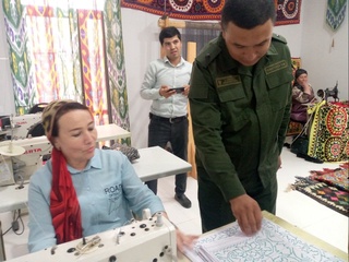 Уймовут маҳалласида Ҳунармандлар маскани фойдаланишга топширилди