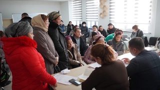 Гезектеги көшпели қабыллаў Нөкис қаласында өткерилди