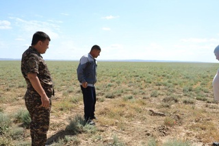 "Қизил китоб"га киритилган бўз эчкиэмари табиат қўйнига қўйиб юборилди