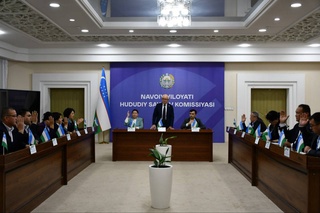 Состоялось заседание Территориальной избирательной комиссии Навоийской области