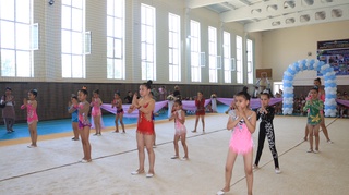 Бадий гимнастика бўйича мусобақа ўтказилди