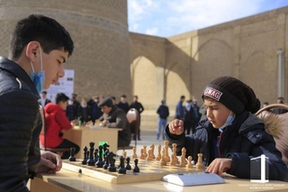 Очиқ осмон остида шахмат мусобақаси ташкил этилди