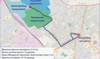 Тошкент шаҳрида қўшимча 12 та автобус йўналишлари очилади