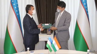 В МИТК состоялась встреча с Чрезвычайным и Полномочным Послом Индии в Узбекистане