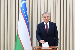 Shavkat Mirziyoyev saylovda ovoz berdi