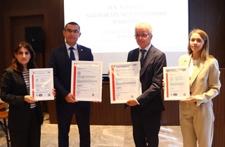 Ўзбекистон Нотариал палатасига  ISO сертификати топширилди