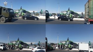 Toshkentda yoʻlovchi avtobusi avtohalokatga uchradi