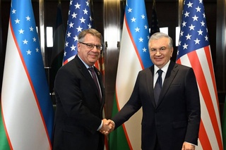 The President of Uzbekistan receives the head of the Boston Consulting Group