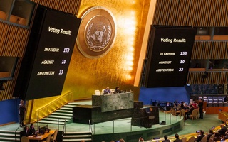 BMT Bosh Assambleyasi G'azo sektorida o't ochishni to'xtatish bo'yicha rezolyutsiyani qabul qildi