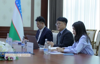 Марказий банкда Корея омонатларни суғурталаш корпорацияси вакиллари билан учрашув ўтказилди