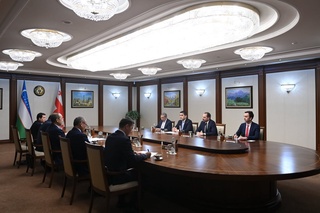 Ўзбекистон Республикаси Бош вазири Грузия Парламенти Раисини қабул қилди