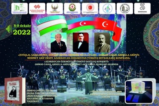 В Ташкенте состоится международная конференция «Азербайджан - Узбекистан - Турция. Поэты независимости Ахмад Джавад, Абдулла Арипов, Мехмет Акиф Эрсой»