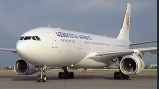 Uzbekistan Airways встречает второй самолет Airbus 330