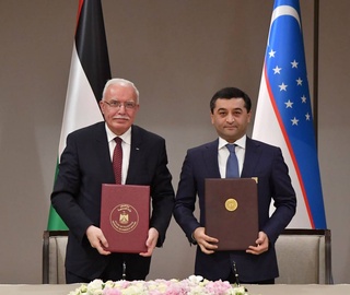 Министр иностранных дел Узбекистана встретился с главой МИД Палестины