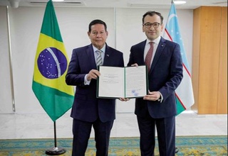 Посол Узбекистана вручил свои верительные грамоты вице-президенту Бразилии