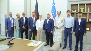 Chairman Davron Vakhabov met with representatives of Truetzschler at the Chamber of Commerce and Industry of Uzbekistan
