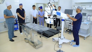 Олис ҳудуддаги тиббиёт бирлaшмaсигa зaмонaвий тиббий ускунaлaр келтирилди