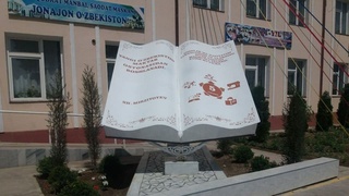 Тошкент вилоятида китобга монумент ўрнатилди