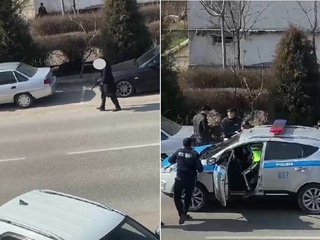 Чимкент полицияси қурол дўконига ҳужум қилган шахсни қўлга олди