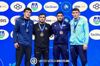 Спорт гүреслери бойынша U-23 жәҳән чемпионатында Аброр Атабаев гүмис, Ҳожиакбар Қўчқоров бронза медалын қолға киргизди