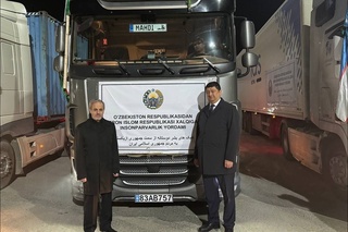 Ўзбекистон Эронга инсонпарварлик ёрдами юборди