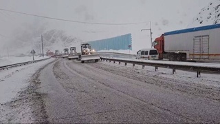 На перевале «Камчик» сложные погодные условия: водителей просят соблюдать осторожность