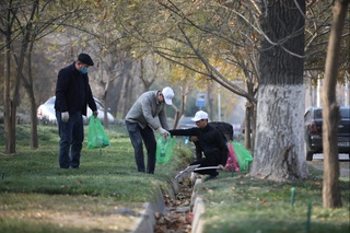 Akademiya tashabbusi bilan “Ekofaollar” aksiyasi o‘tkazildi
