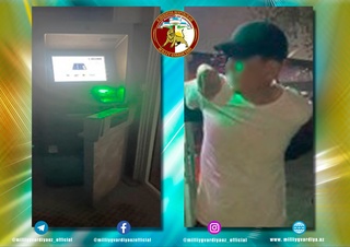 Bankomatni oʻmarmoqchi boʻlgan shaxs qoʻlga olindi