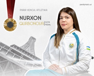 Nurxon Qurbonova – Paralimpiya oʻyinlari chempioni boʻldi