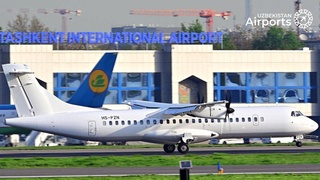 В Ташкенте встретили второй самолет авиакомпании Silk Avia и провели экскурсию для детей