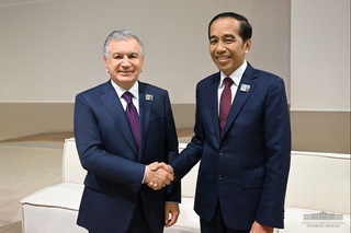 O‘zbekiston va Indoneziya Prezidentlari ikki tomonlama munosabatlarning dolzarb masalalarini muhokama qildilar