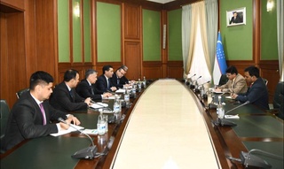 Bakhtiyor Saidov received the Indian Ambassador