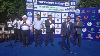 Самарқандда “Мўйноққа мадад” веломарафон иштирокчилари маданий ҳордиқ чиқарди