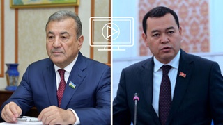 Sodiq Safoev qirg'izistonlik hamkasbi bilan videomuloqot qildi