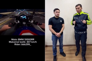 Мотоциклист, разогнавшийся до 310 км/ч в Ташкенте, оштрафован