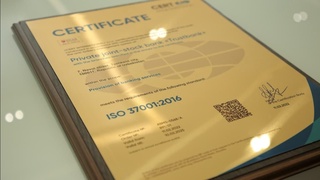 Ўзбекистон банк тизимида илк бор ISO 37001 халқаро сертификати қўлга киритилди