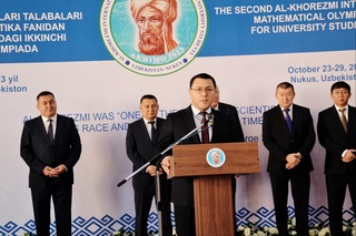 Matematika fani bo‘yicha Muhammad al-Xorazmiy nomidagi II Xalqaro olimpiadaga start berildi
