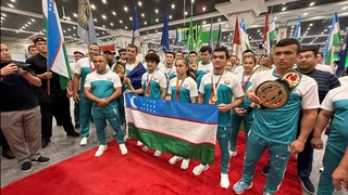 Сборная Узбекистана - победитель Всемирных спортивных игр - 2025 в состязаниях по рукопашному бою