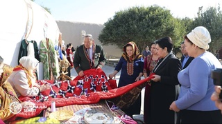 Рабочая группа во главе с Председателем Сената проводит изучение в Хорезмской области