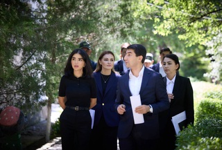 Саида Мирзиёева ознакомилась с ходом развития массива «Янги Узбекистон» в Самарканде