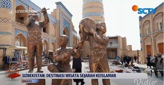 Телевизиони маъруфи Индонезия гузориши телевизиониро дар бораи имконоти сайёҳии зиёратӣ дар Ӯзбекистон намоиш дод