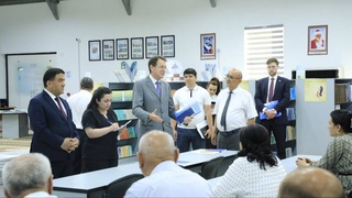 Делегация во главе с Чрезвычайным Полномочным Послом Великобритании в Узбекистане посетила с рабочим визитом Навоийскую область