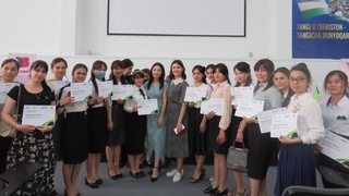 Хоразмда «TechBika» лойиҳасининг энг фаол иштирокчилари тақдирланди