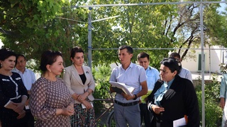 Делегация во главе с Председателем Сената Олий Мажлиса Танзилой Нарбаевой находится с рабочей поездкой в Навоийской области