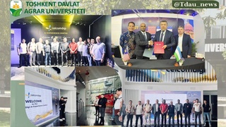 Тошкент давлат аграр университетида Ўзбек-Малайзия инновация марказини ташкил этилади