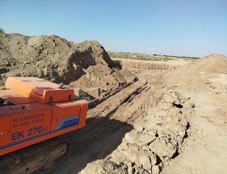 Qashqadaryoda noruda foydali qazilma hisoblangan tabiiy qumni noqonuniy qazib olishning oldi olindi