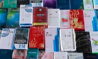 Наманганда 11 650 қути контрабанда сигарет олиб қўйилди