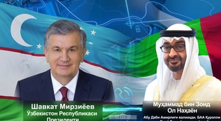 Президенти Ўзбекистон ва валиаҳди Абу-Дабӣ оид ба васеъ гардондани шарикии пуррамиқёс қадамҳои минбаъдаро баррасӣ намуданд