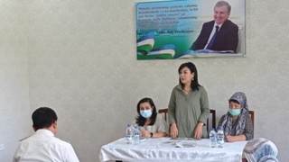 Преподаватели УМЭД провели мероприятие, посвященное интервью Главы государства газете «Янги Узбекистон»